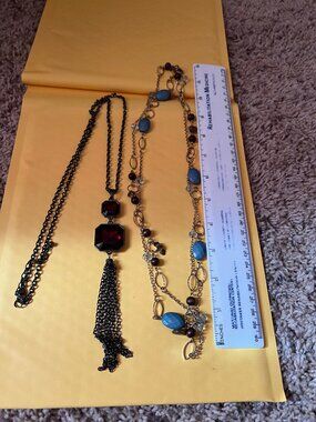 2 glamorous necklaces
